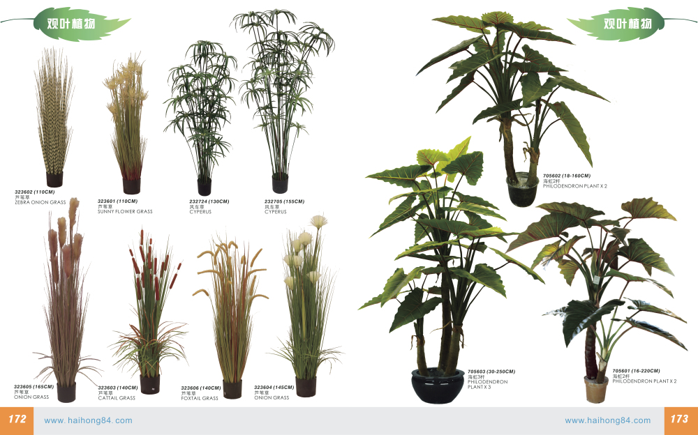 Electronic atlas of Artificial plant Products